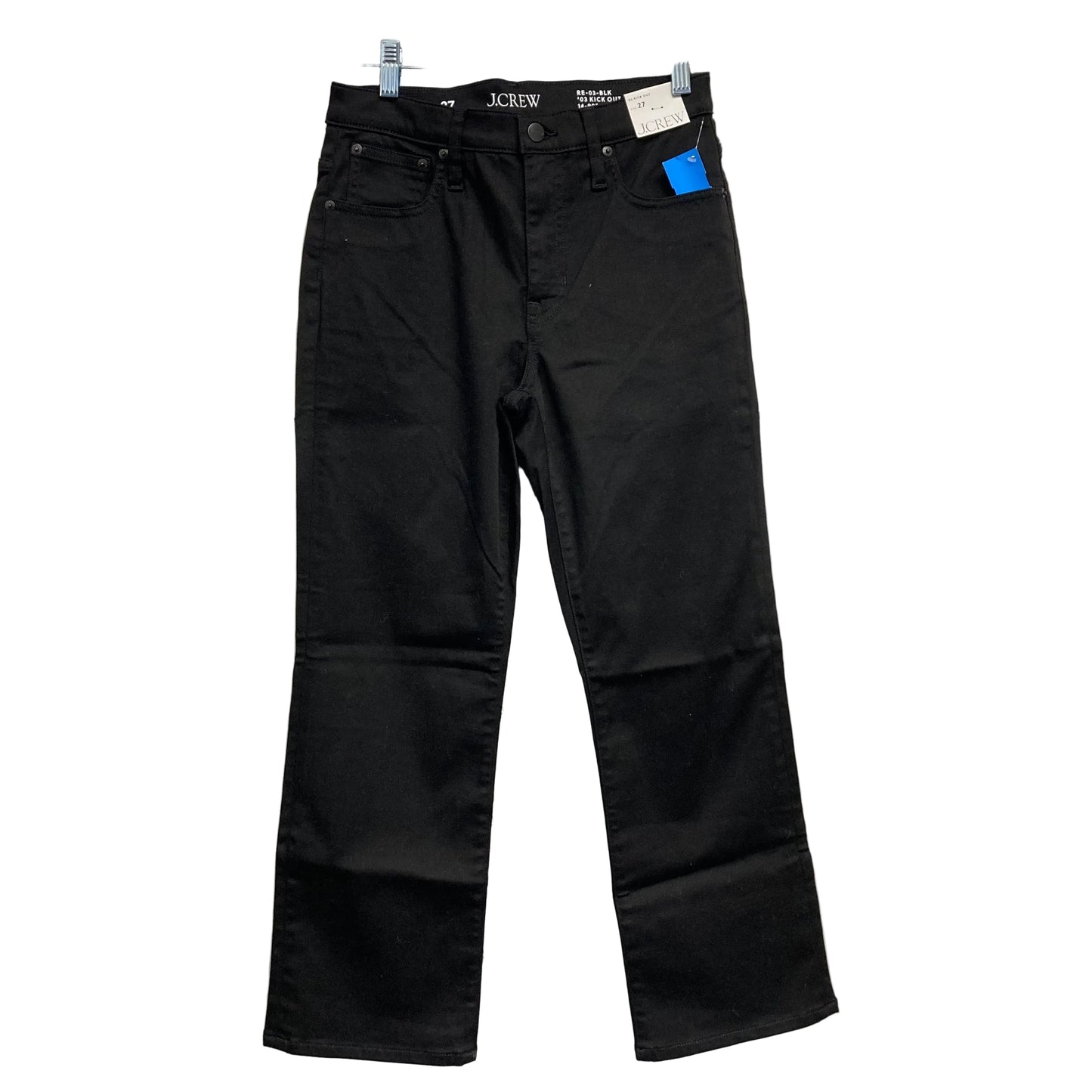 Jeans Boot Cut By J. Crew In Black Denim, Size:4