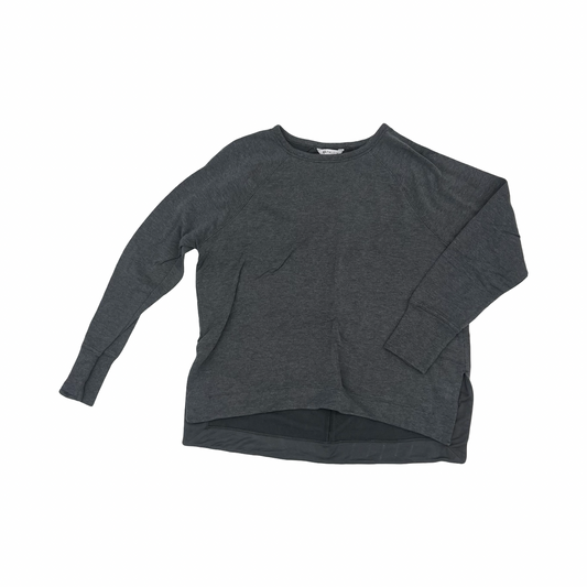 Athletic Sweatshirt Crewneck By Athleta In Grey, Size:L