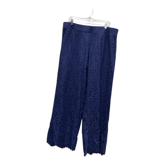 Pants Lounge By Isaac Mizrahi Live Qvc In Blue, Size:12