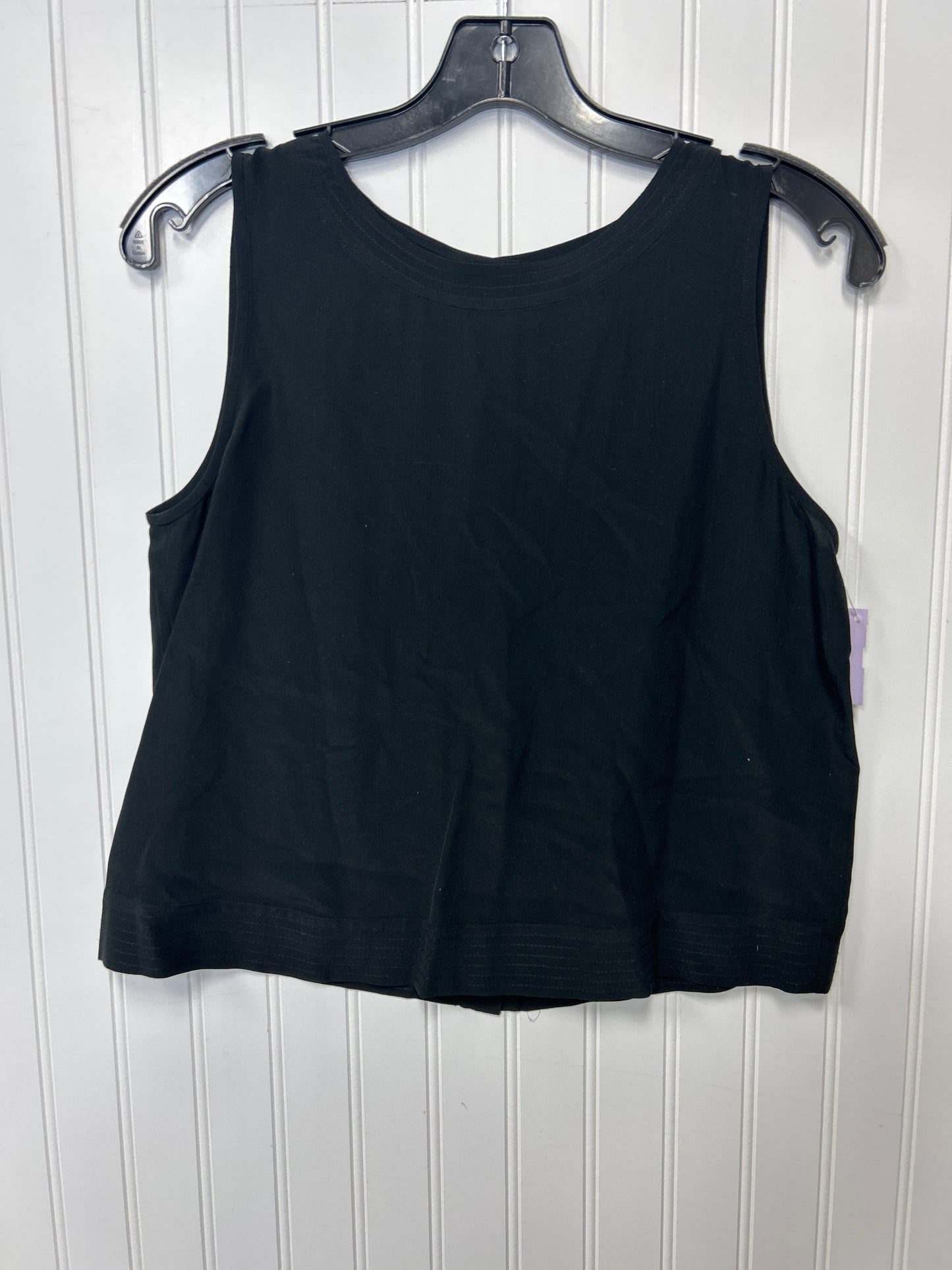 Top Sleeveless By Eileen Fisher In Black, Size:Xs