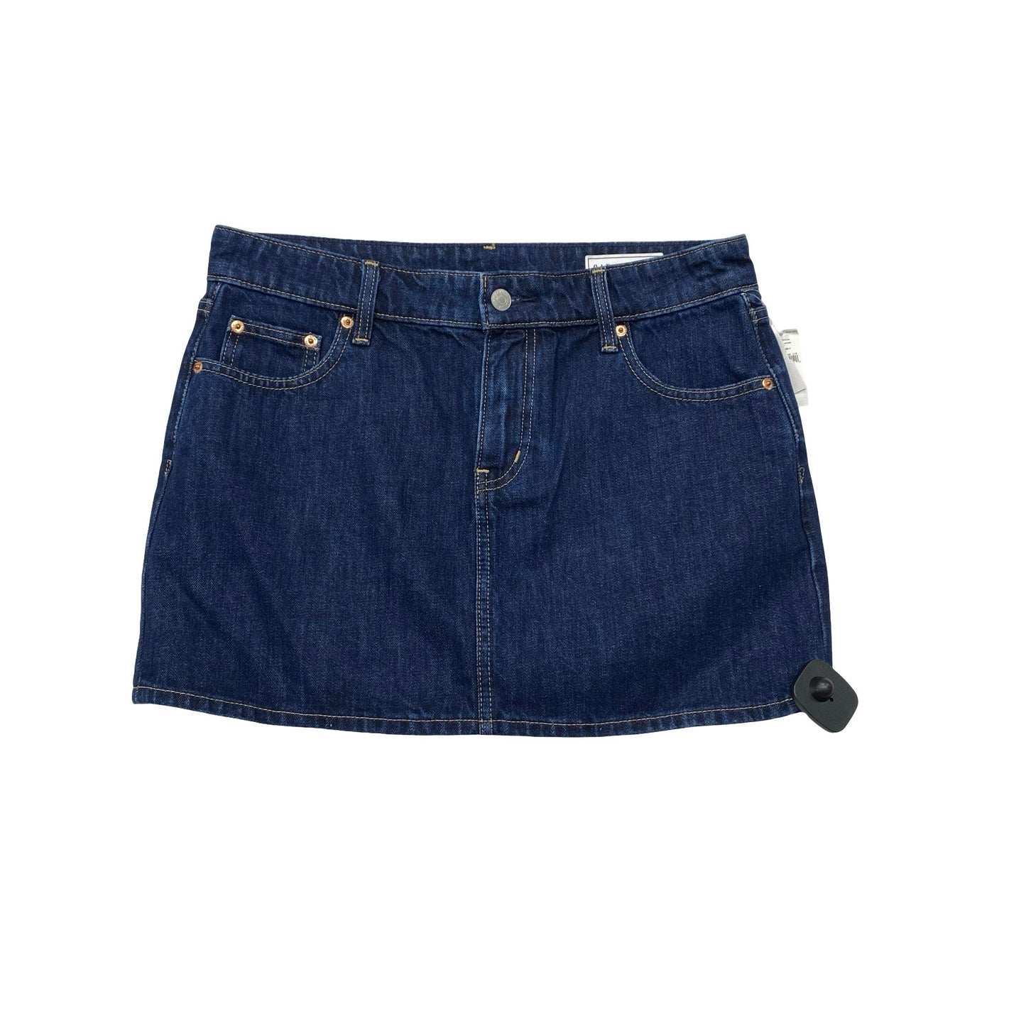Skirt Mini & Short By Gap In Blue Denim, Size:8