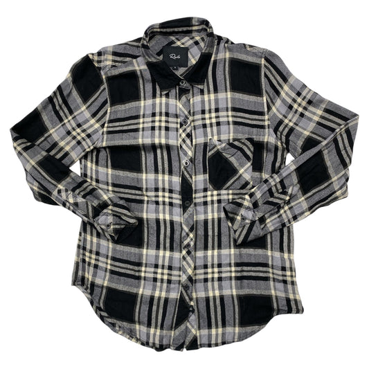 Top Ls By Rails In Plaid Pattern, Size:S