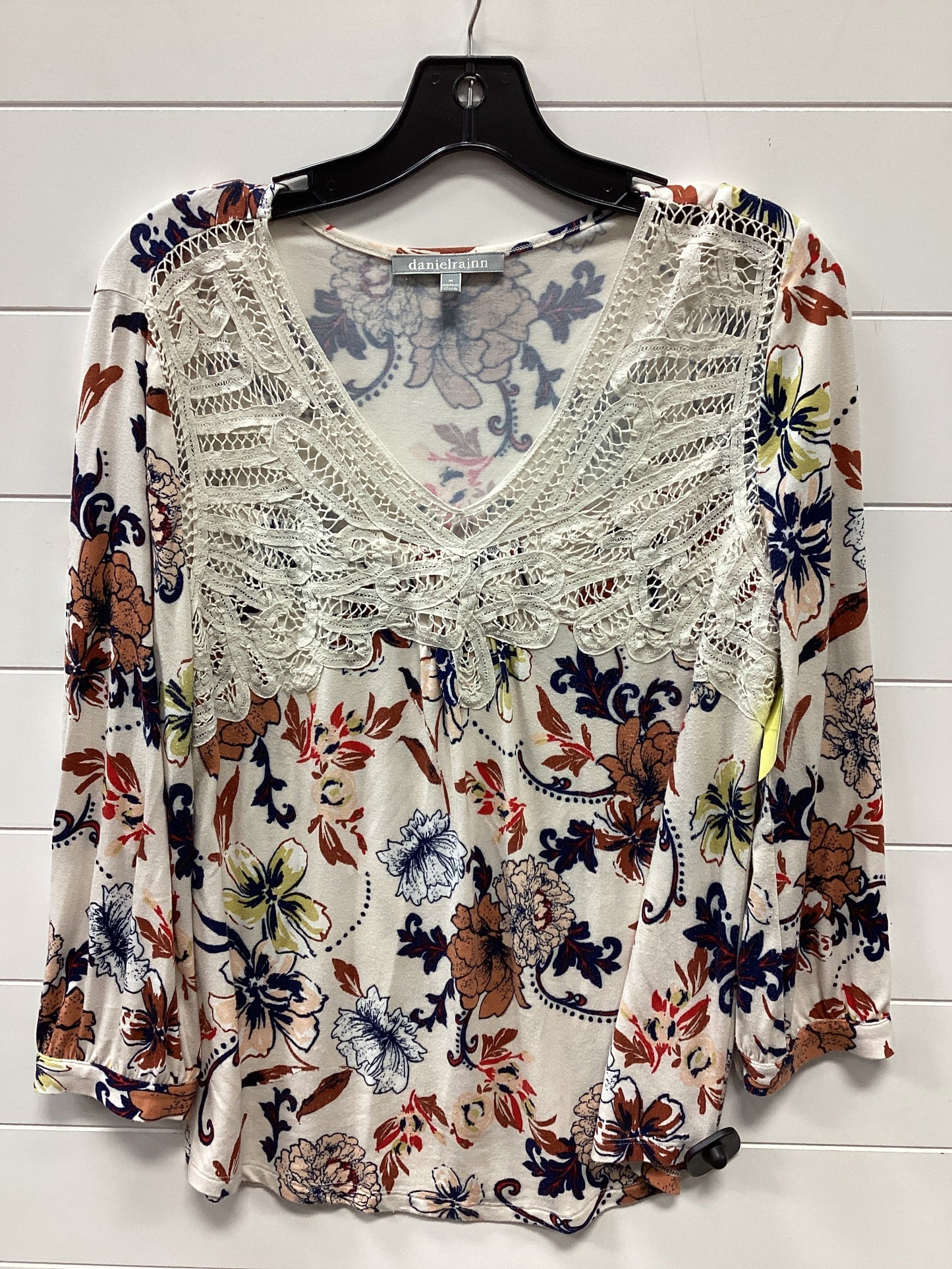 Top Ls By Daniel Rainn In Cream, Size:M