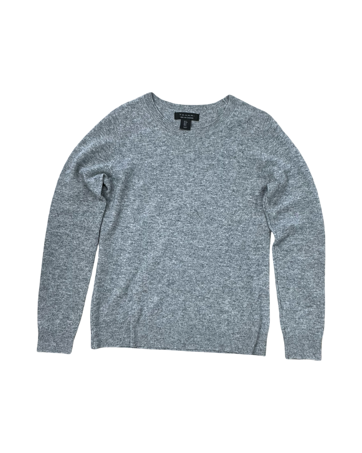 Sweater Cashmere By Tahari In Grey, Size:S