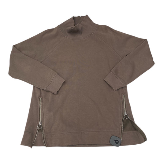 Athletic Sweatshirt Collar By Athleta In Taupe, Size:S