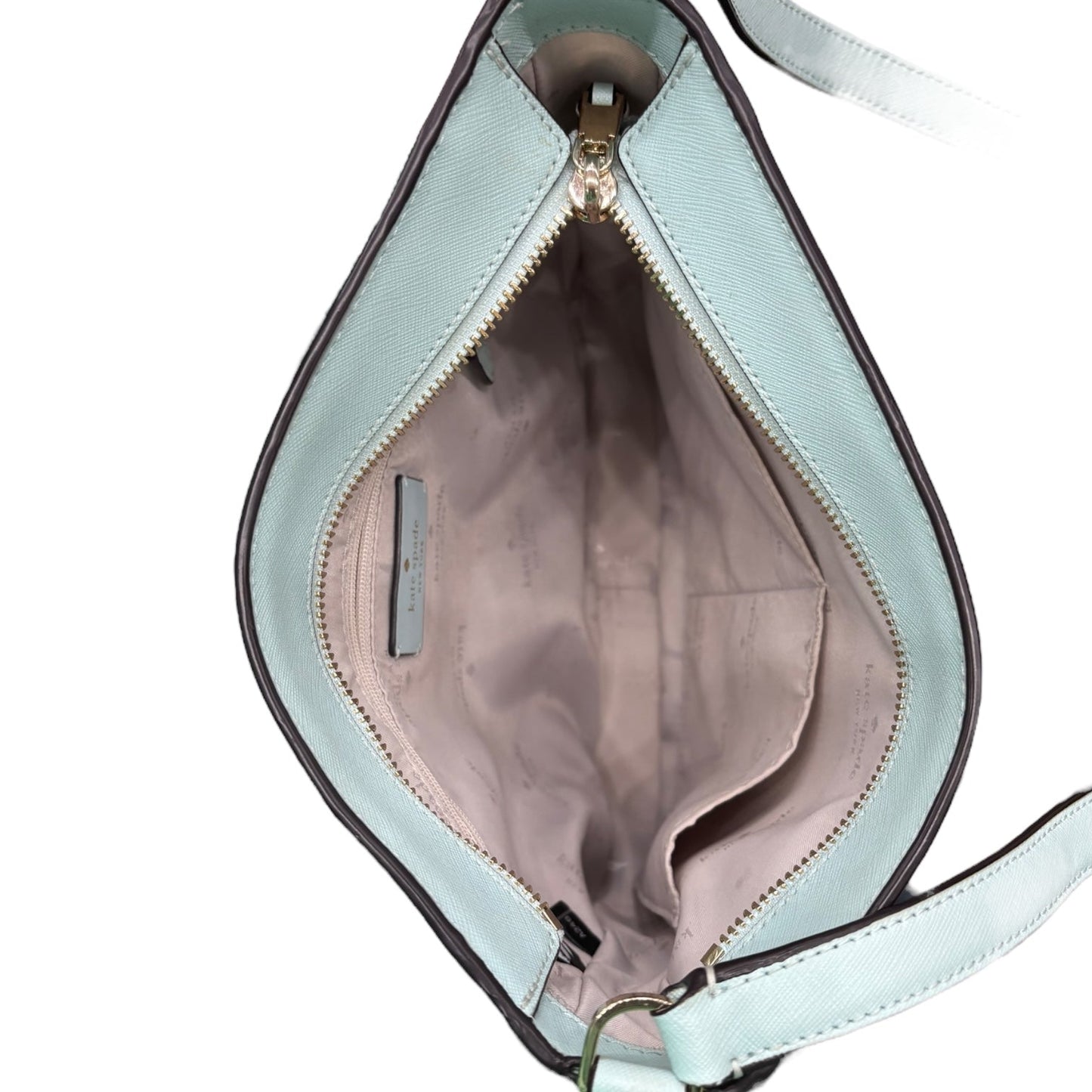 Crossbody Designer By Kate Spade In Aqua, Size:Medium