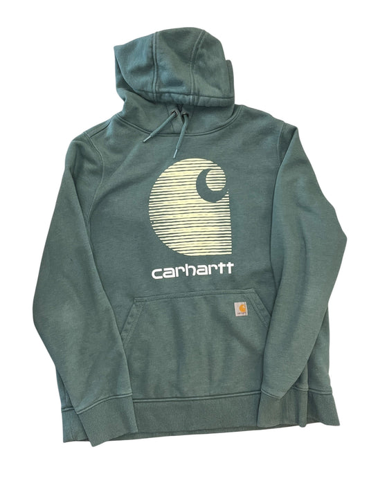 Sweatshirt Hoodie By Carhartt In Green, Size:Xl