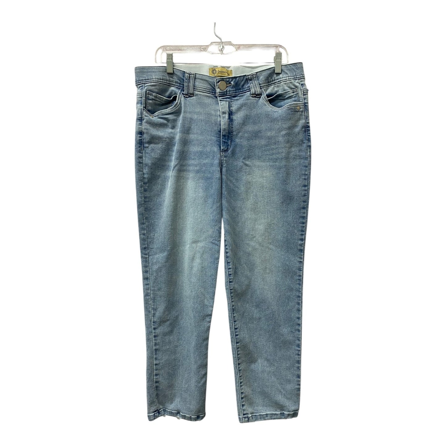 Jeans Straight By Democracy In Blue Denim, Size:16