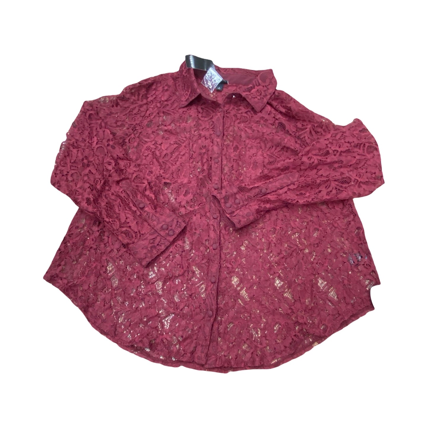 Top Ls By Torrid In Red, Size:2X