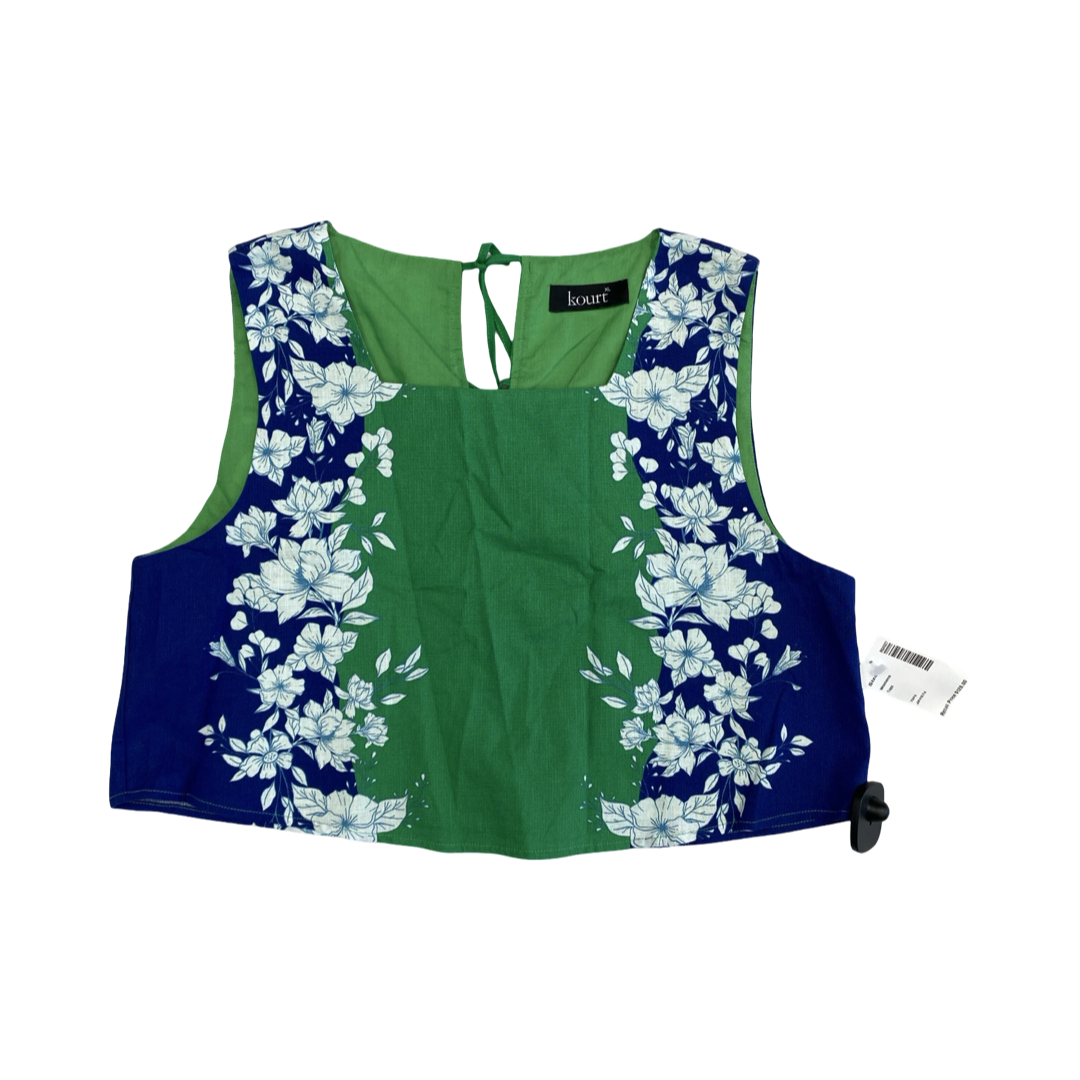 Top Sleeveless By KOURT In Multi, Size:Xl