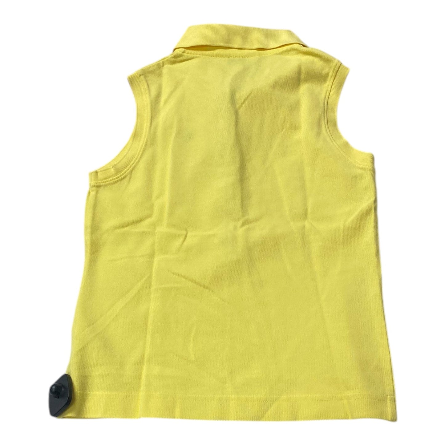 Top Sleeveless Designer By Lilly Pulitzer In Yellow, Size:Xs