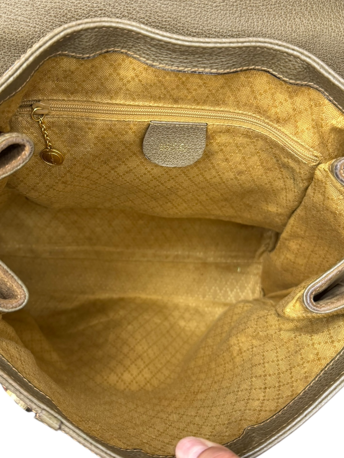 Backpack Luxury Designer By Gucci, Size: Large