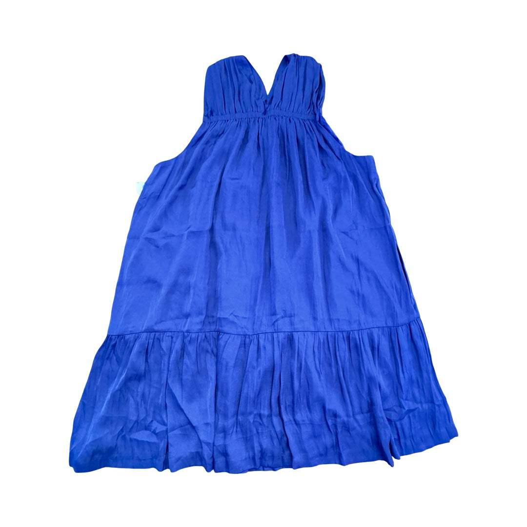 Dress Casual Midi By Banana Republic In Blue, Size:Xl