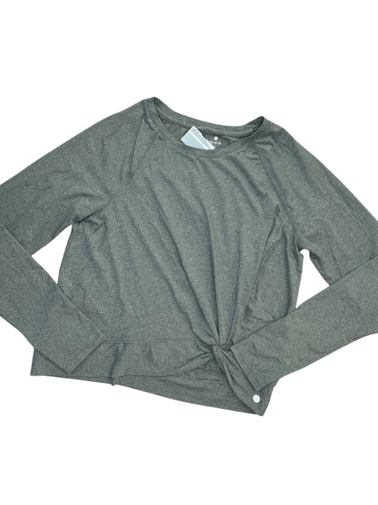 Athletic Top Ls Crewneck By Apana In Blue, Size:S