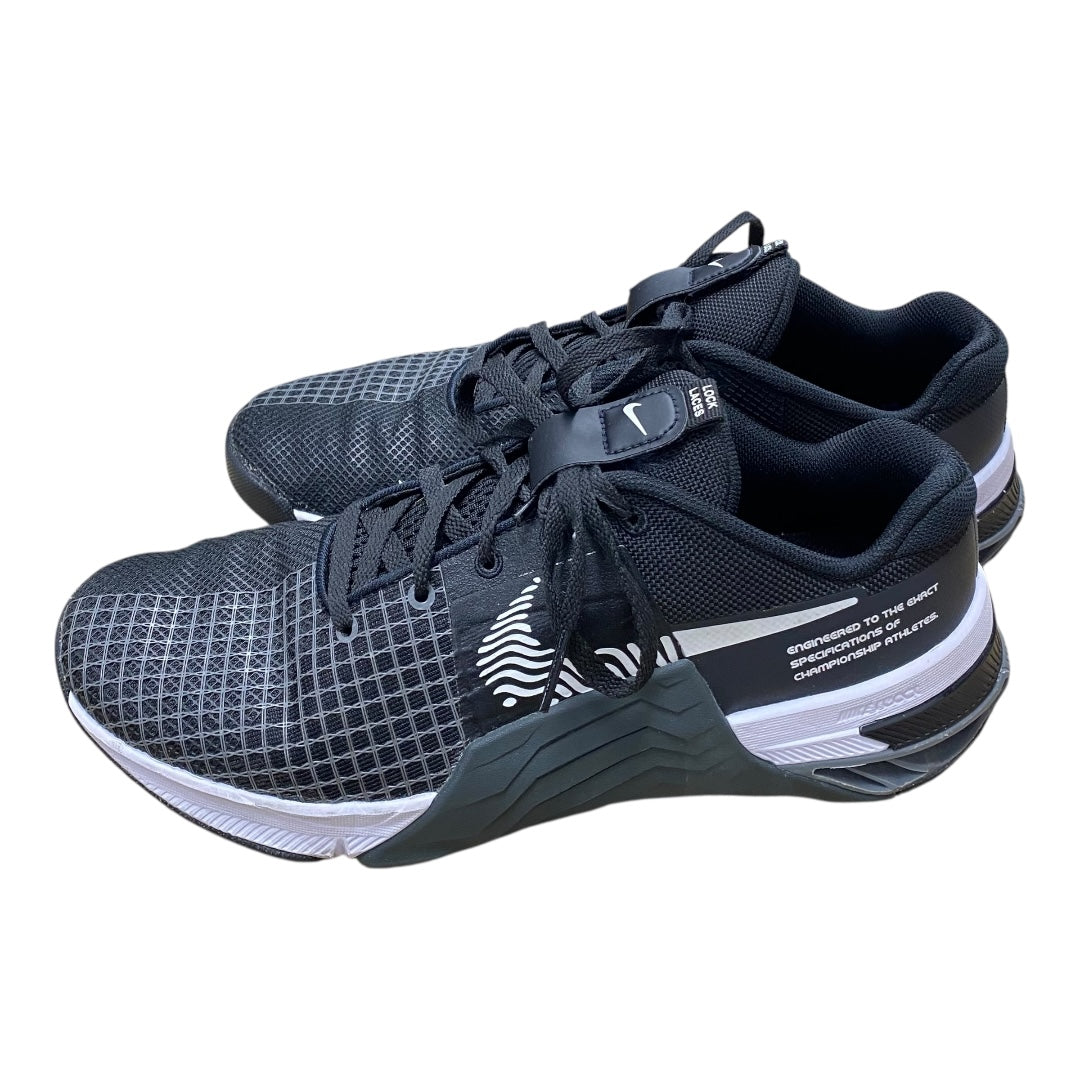 Shoes Athletic By Nike In Black & White, Size:8.5