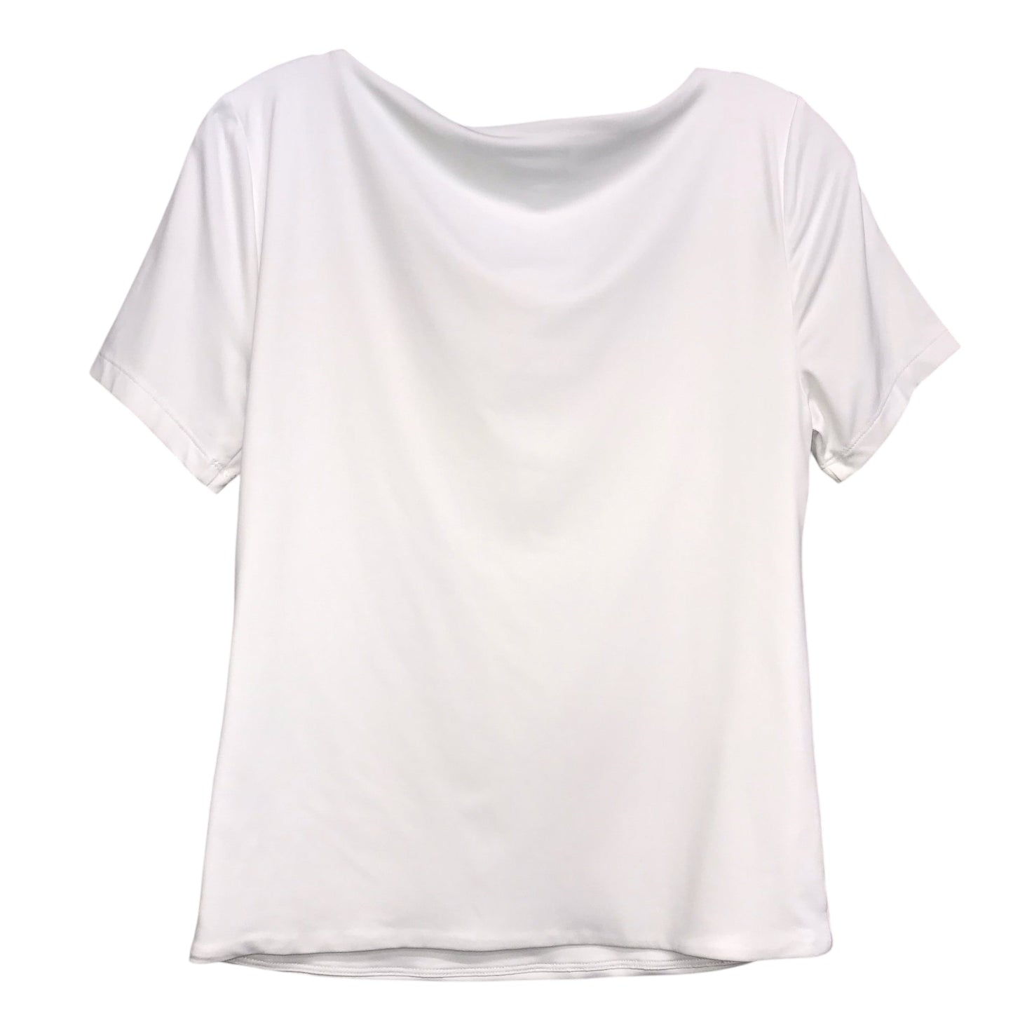 Top Ss Basic By Loft Versa In White, Size:L