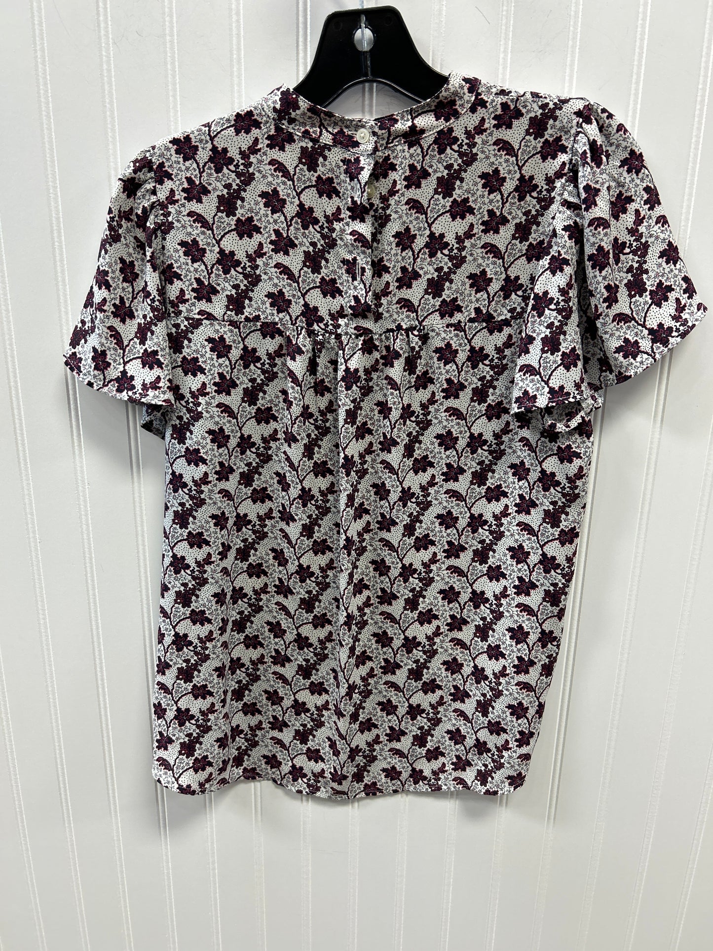 Top Sleeveless By Loft In Floral Print, Size:Sp