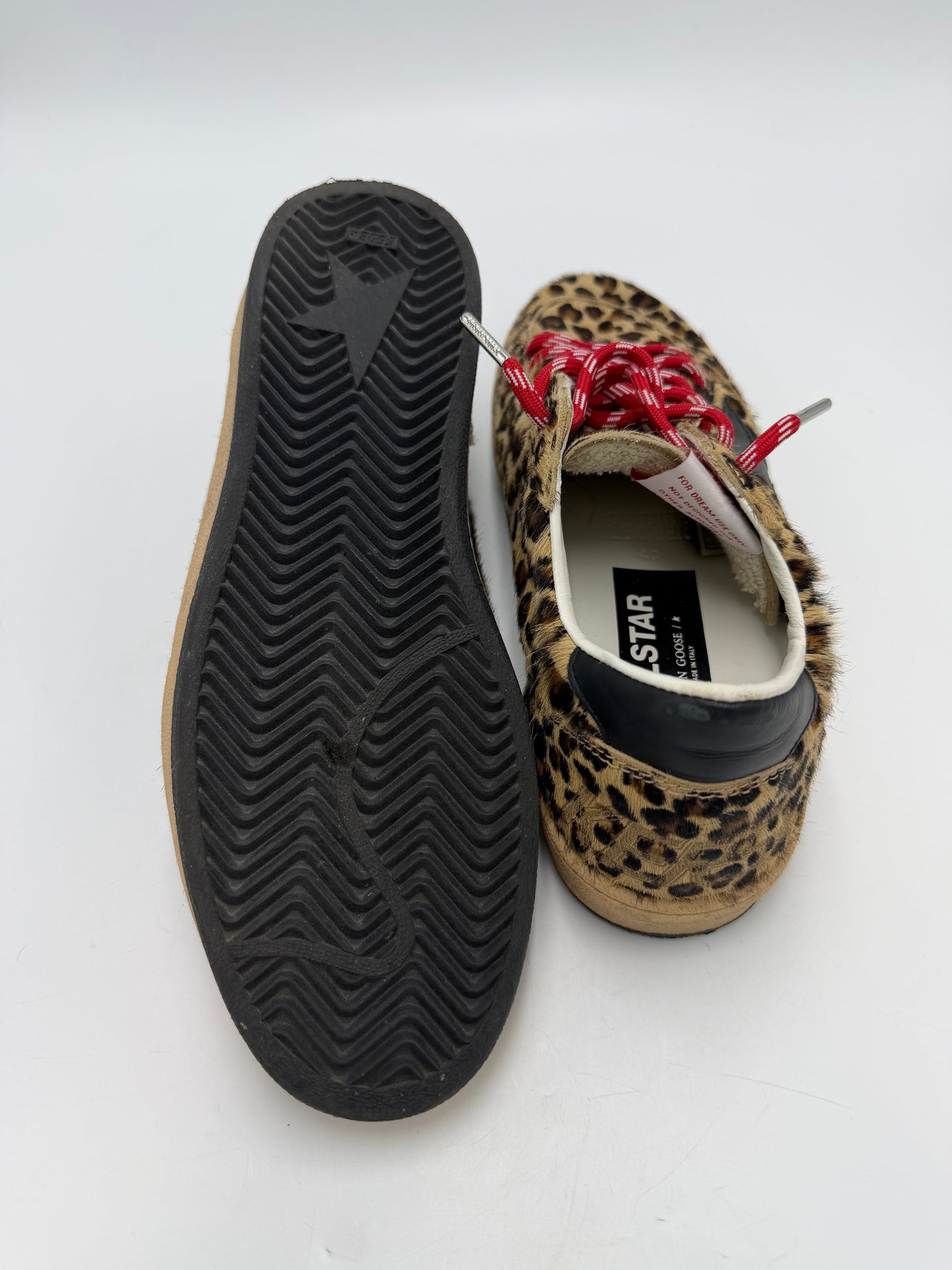 Like New! Golden Goose Pony Hair Leo Ballstar, Size: 10