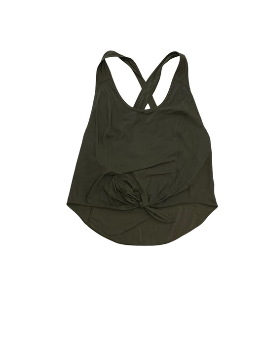 Athletic Tank Top By Lululemon In Green, Size:M