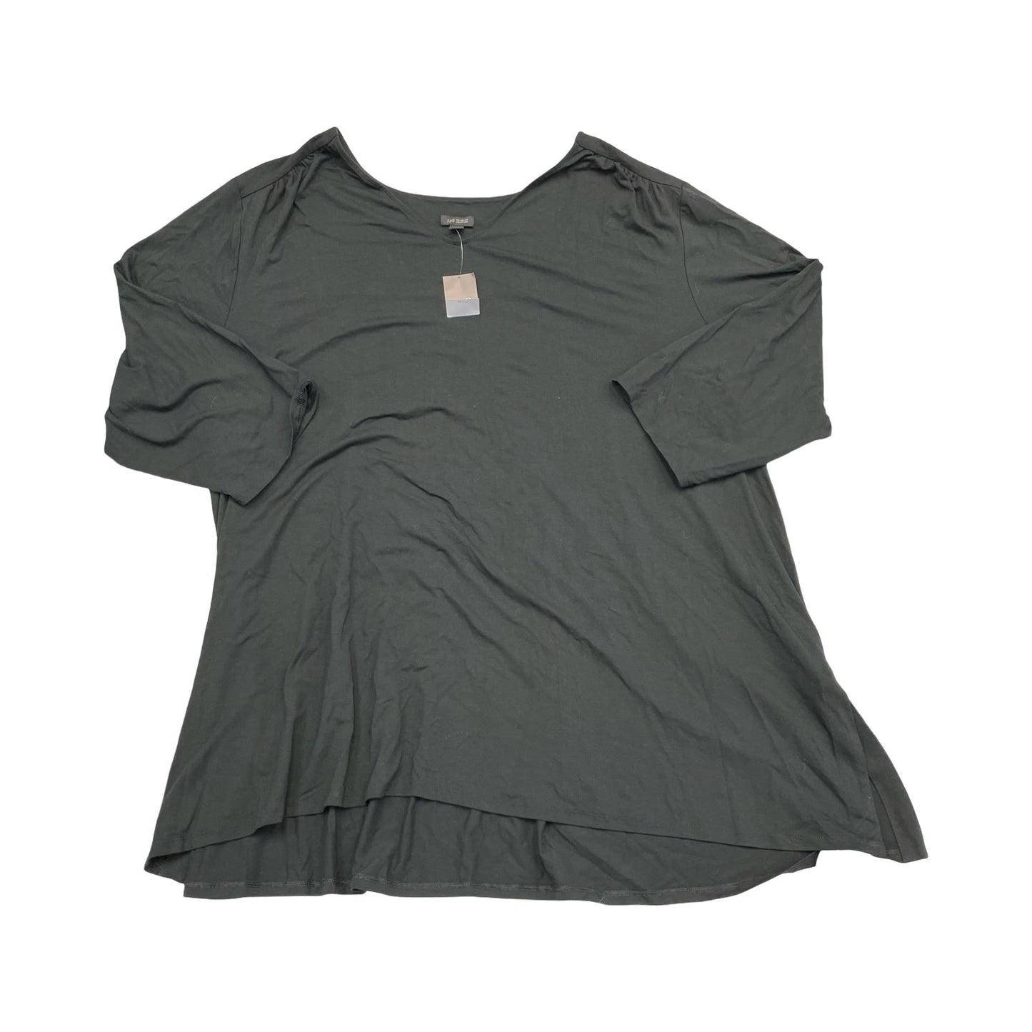Top 3/4 Sleeve By J. Jill In Black, Size:4X