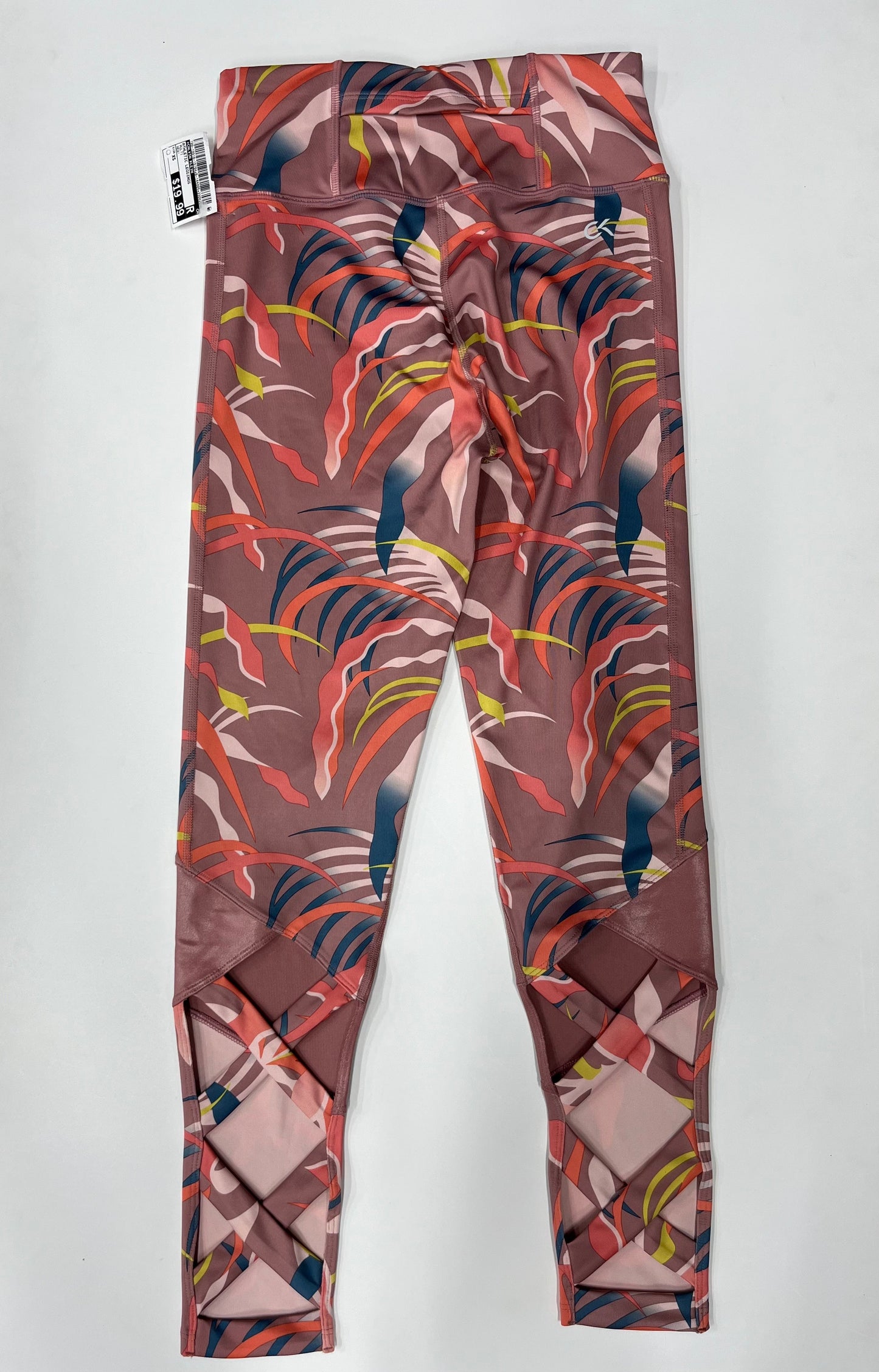 Calvin Klein Athletic Yoga Pants Multi NEW Size XS