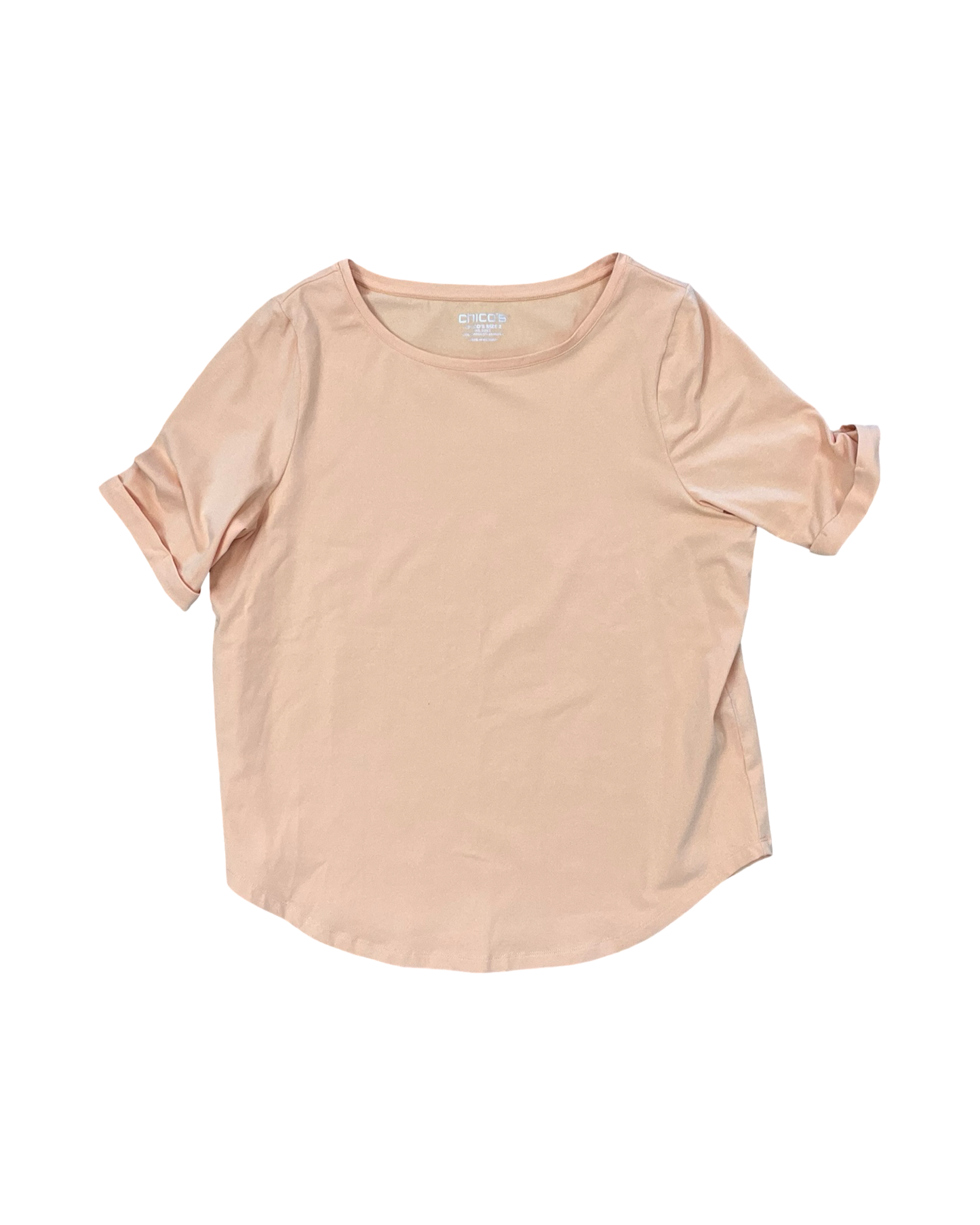 Top Ss By Chicos In Orange, Size:L