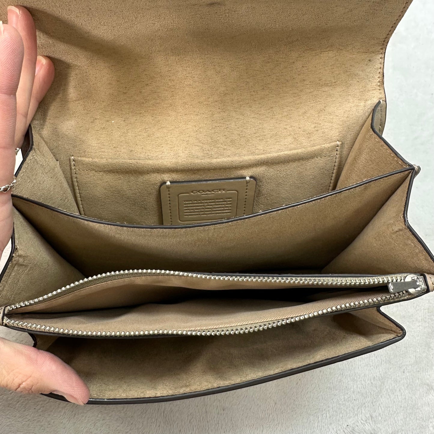 Crossbody Designer By Coach, Size: Small