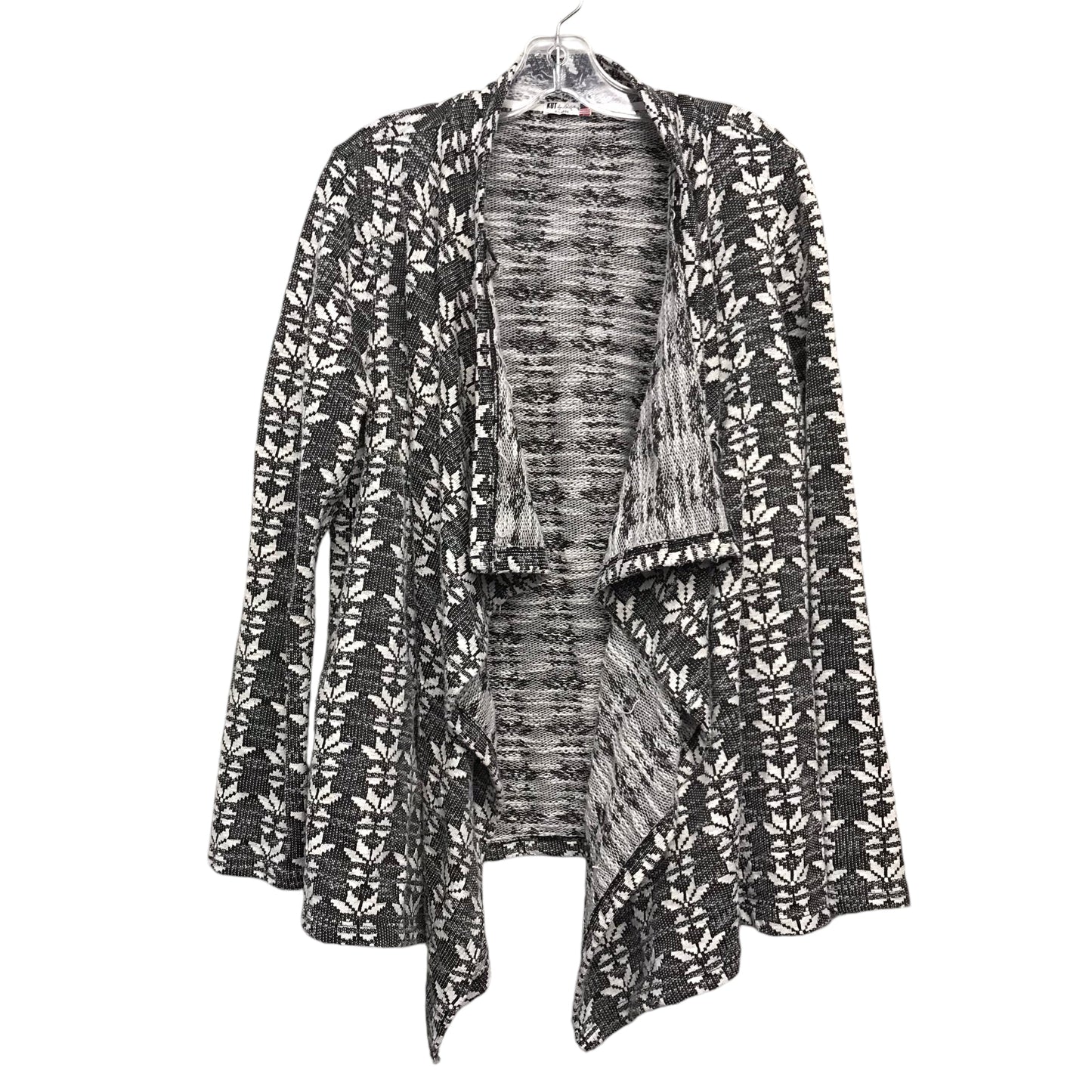 Cardigan By Kut In Black & White, Size:Xl