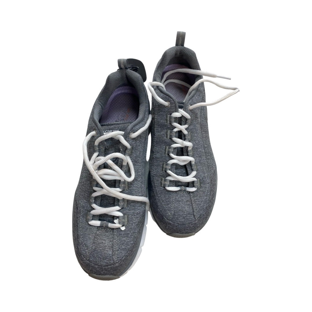 Shoes Athletic By Skechers In Grey, Size:10