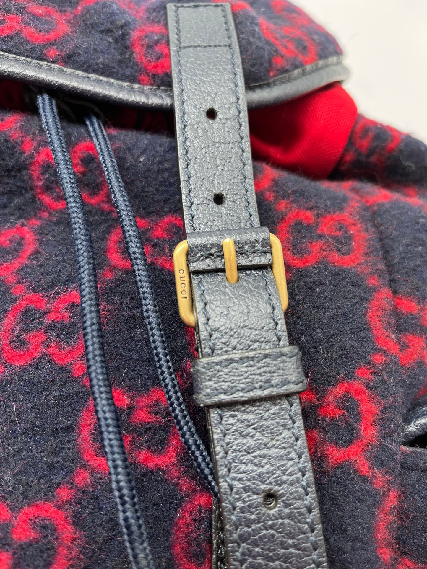 Backpack Luxury Designer By Gucci, Size: Medium