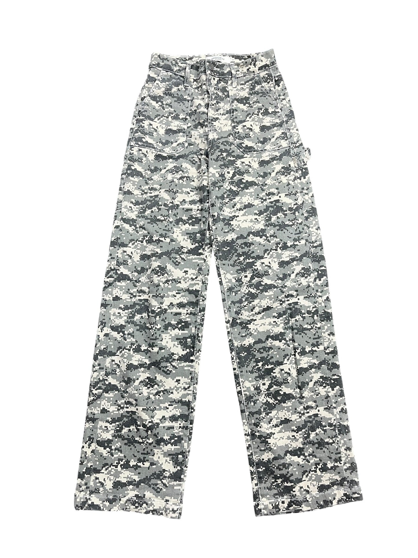 Jeans Wide Leg By Hidden In Green Denim, Size:0