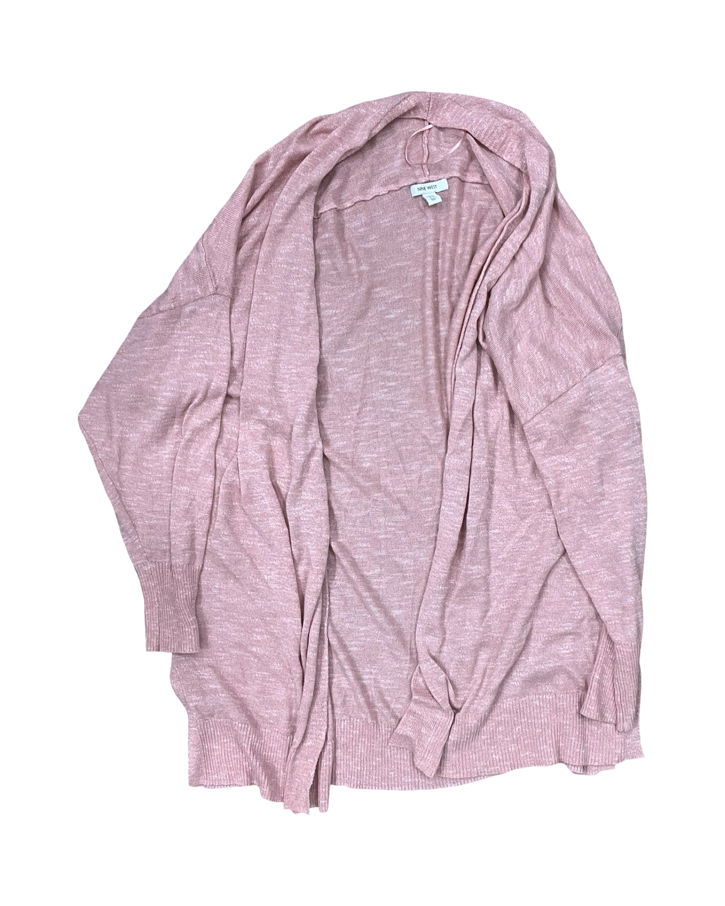 Cardigan By Nine West In Pink, Size:2X