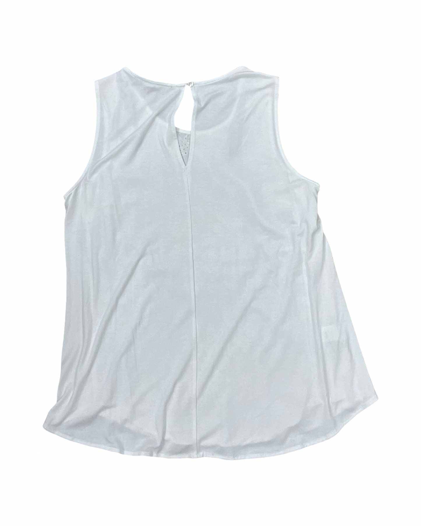Top Sleeveless By Daniel Rainn In White, Size:S