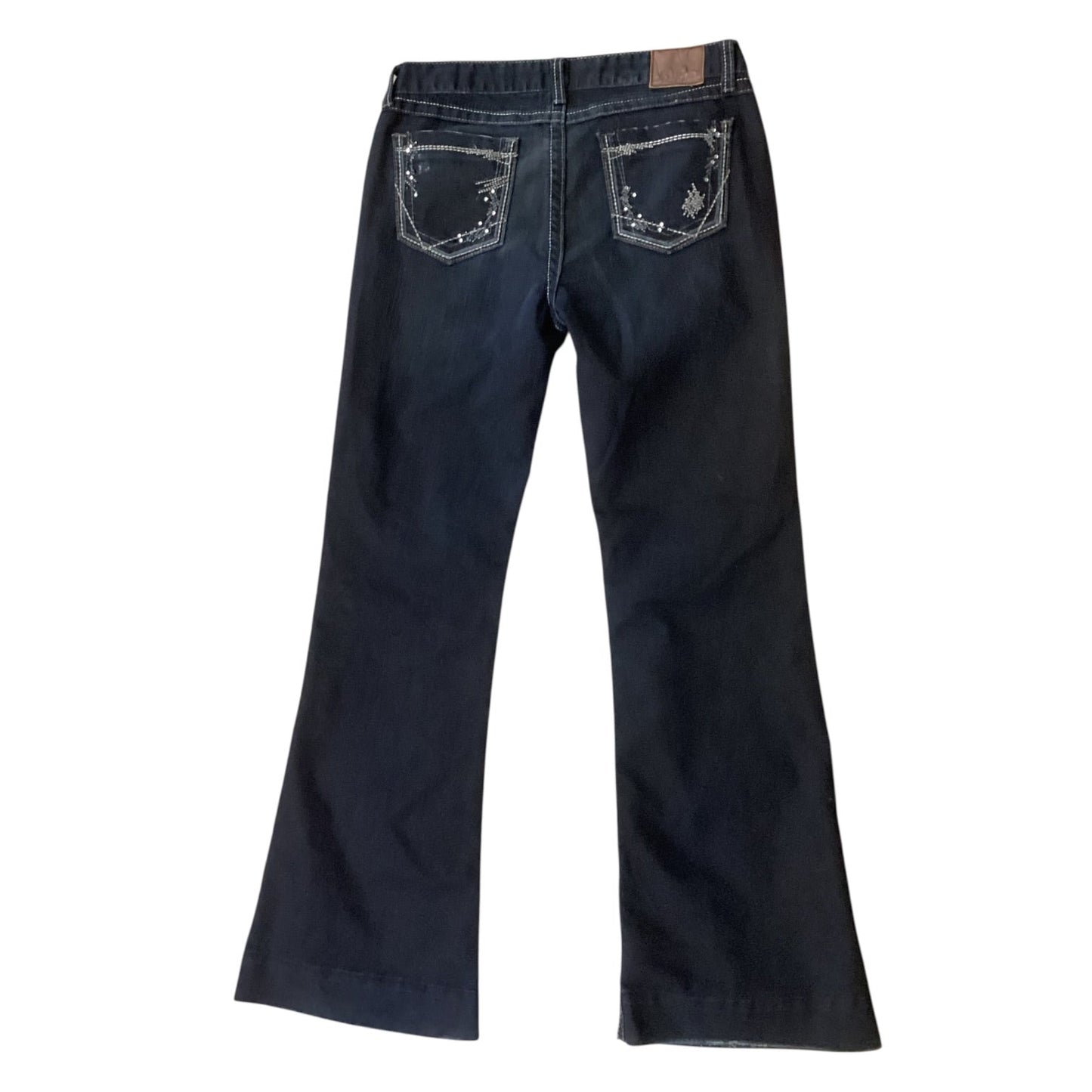 Jeans Flared By Bke In Blue Denim, Size:6