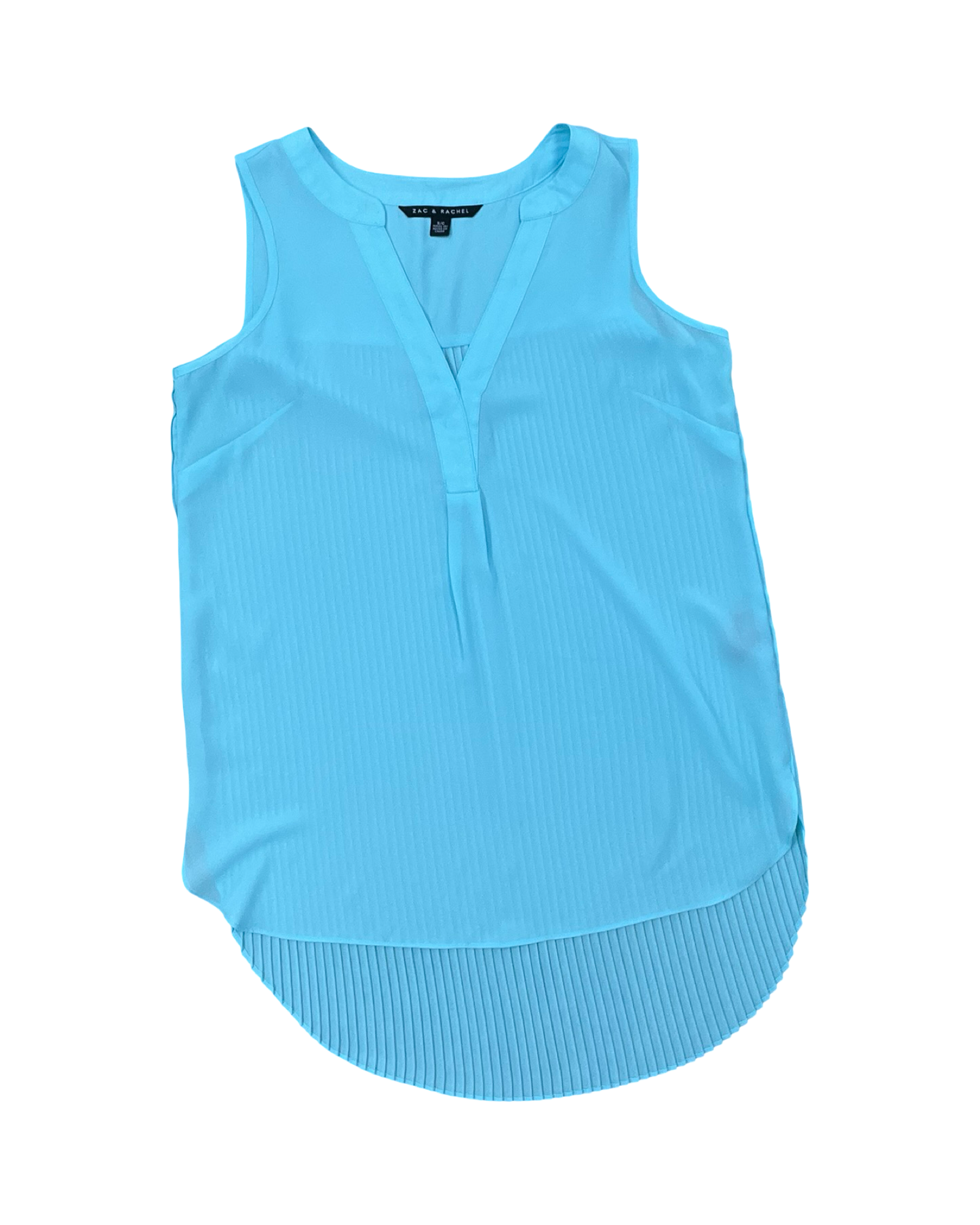 Top Sleeveless By Zac And Rachel In Blue, Size:S