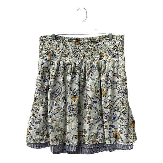 Skirt Mini & Short By J. Jill In Blue & White, Size:12