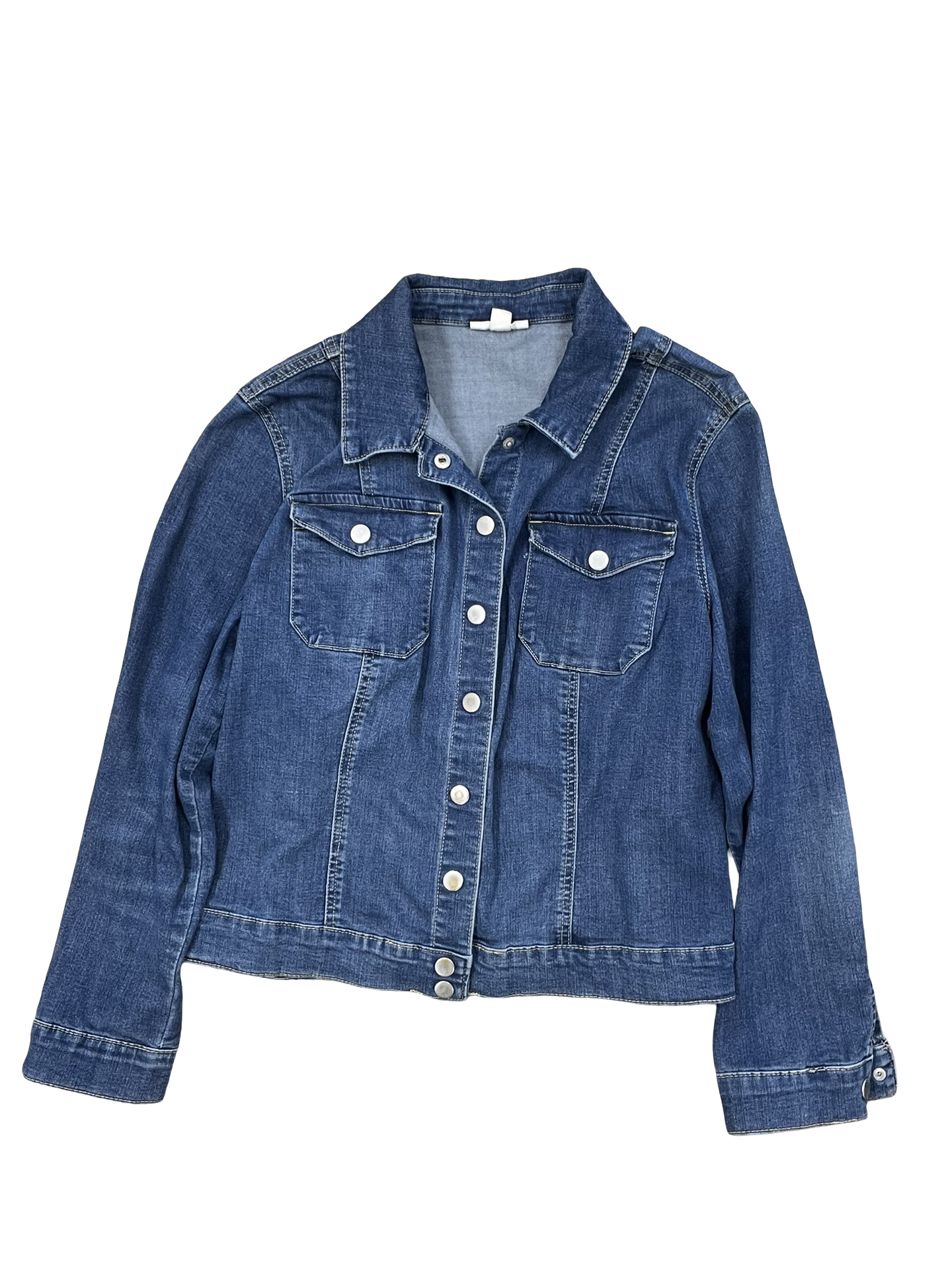 Jacket Denim By Westport In Blue Denim, Size:Xl
