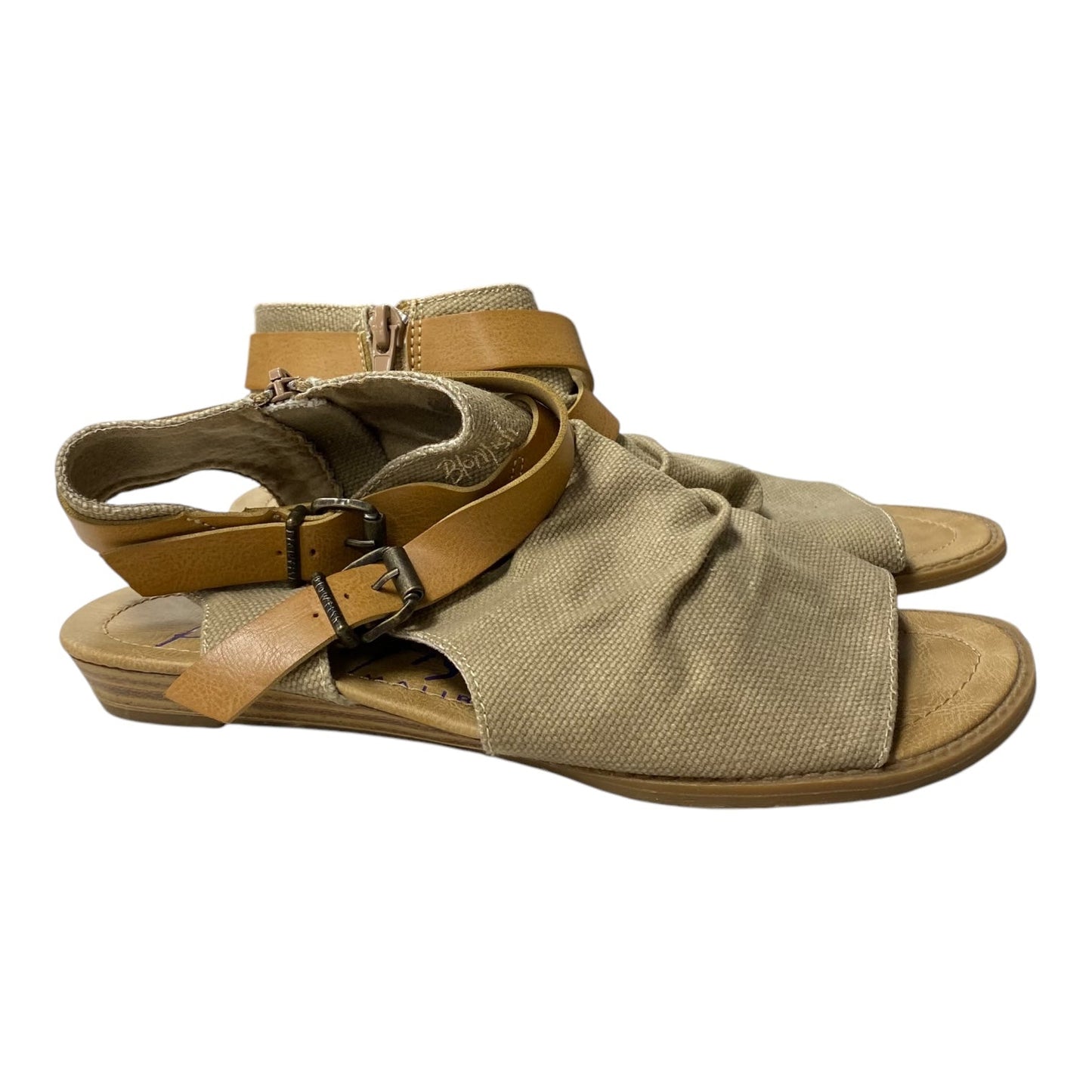 Sandals Flats By Blowfish In Tan, Size:9.5