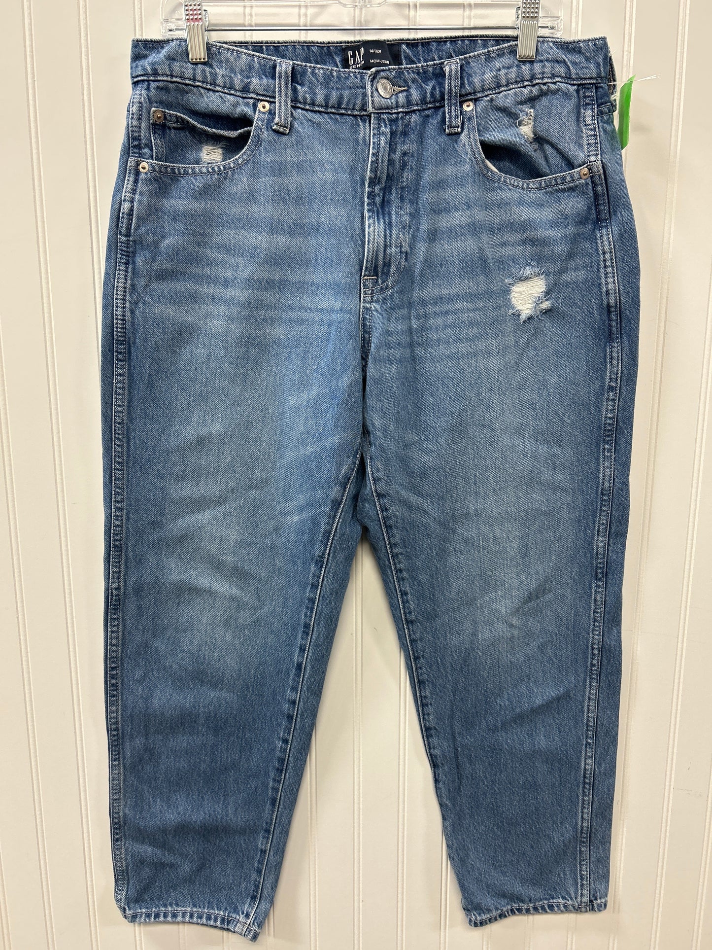 Jeans Boyfriend By Gap In Blue Denim, Size:14