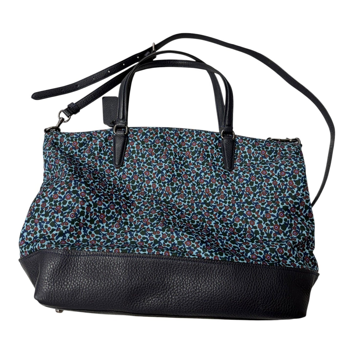 Handbag Designer By Coach In Blue, Size:Large