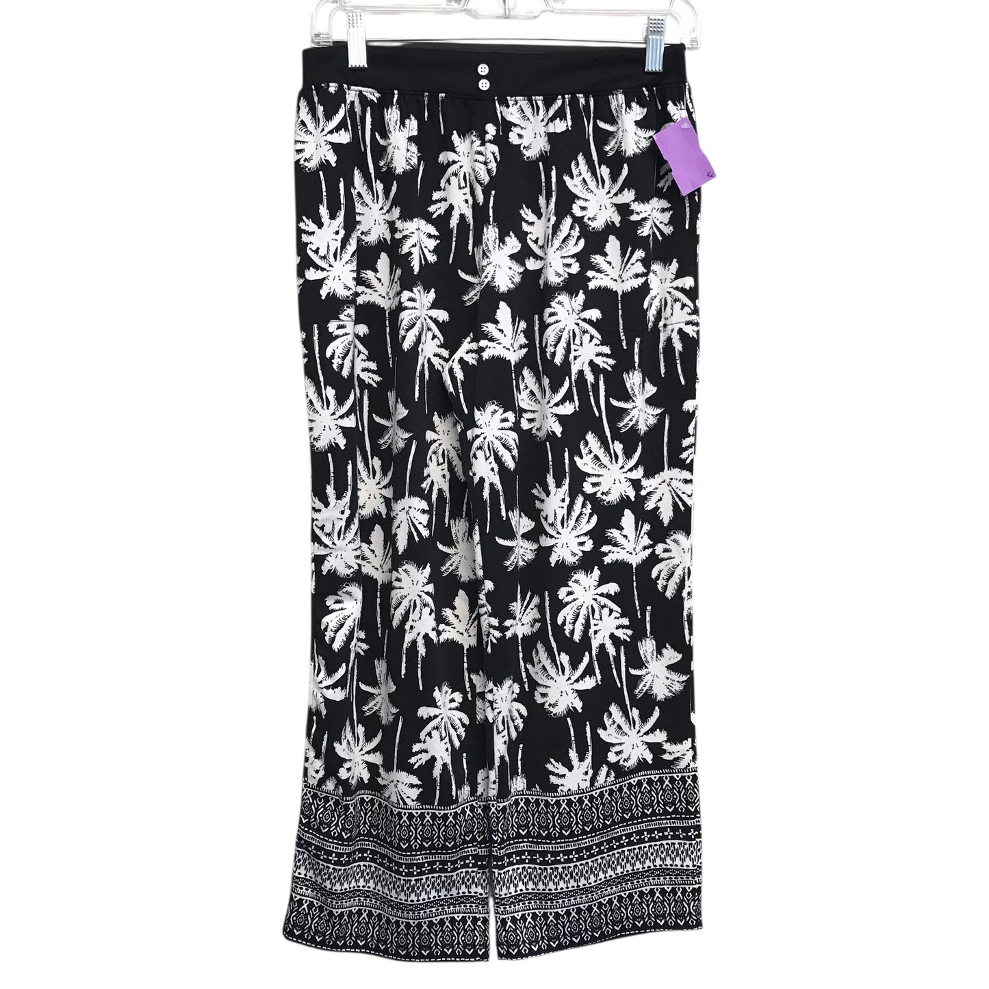 Pants Lounge By Cuddl Duds In Black & White, Size:4