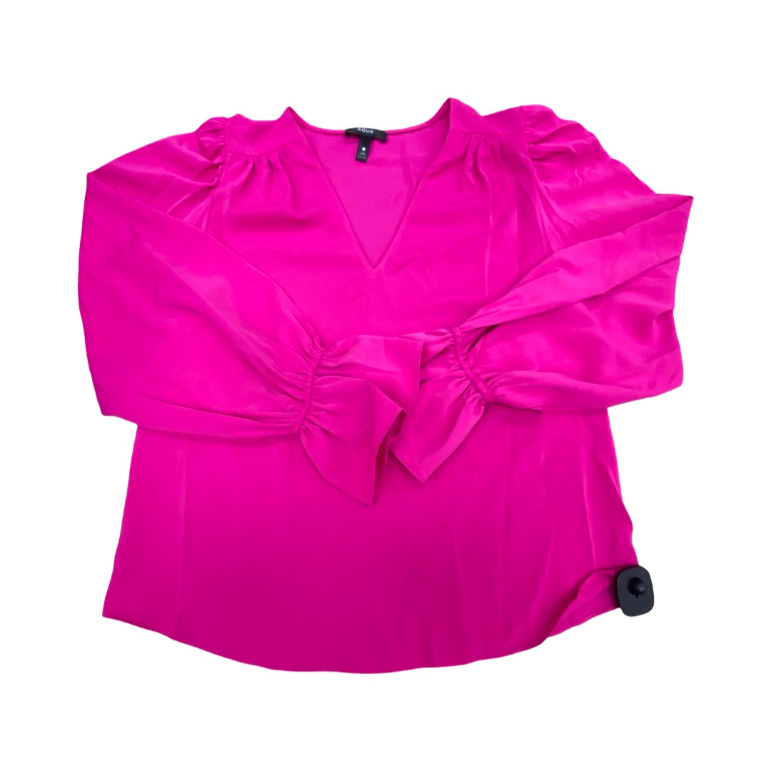 Top Ls By Aqua In Pink, Size:M