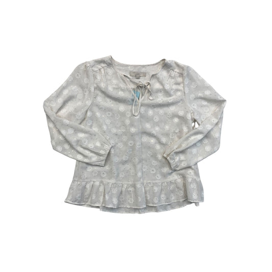 Top Ls By Loft In Ivory, Size:Lp