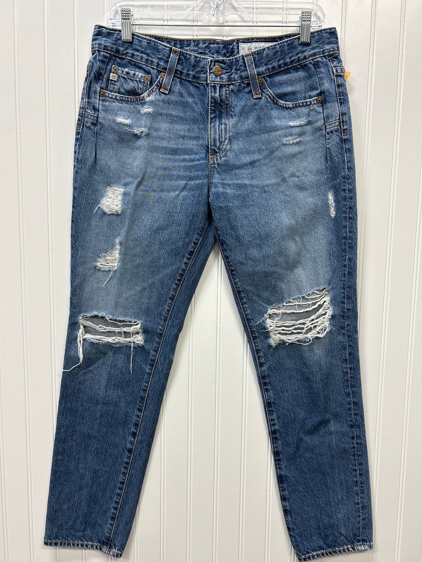 Jeans Skinny By Adriano Goldschmied In Blue Denim, Size:6