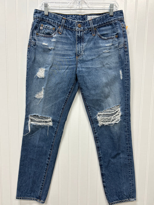 Jeans Skinny By Adriano Goldschmied In Blue Denim, Size:6
