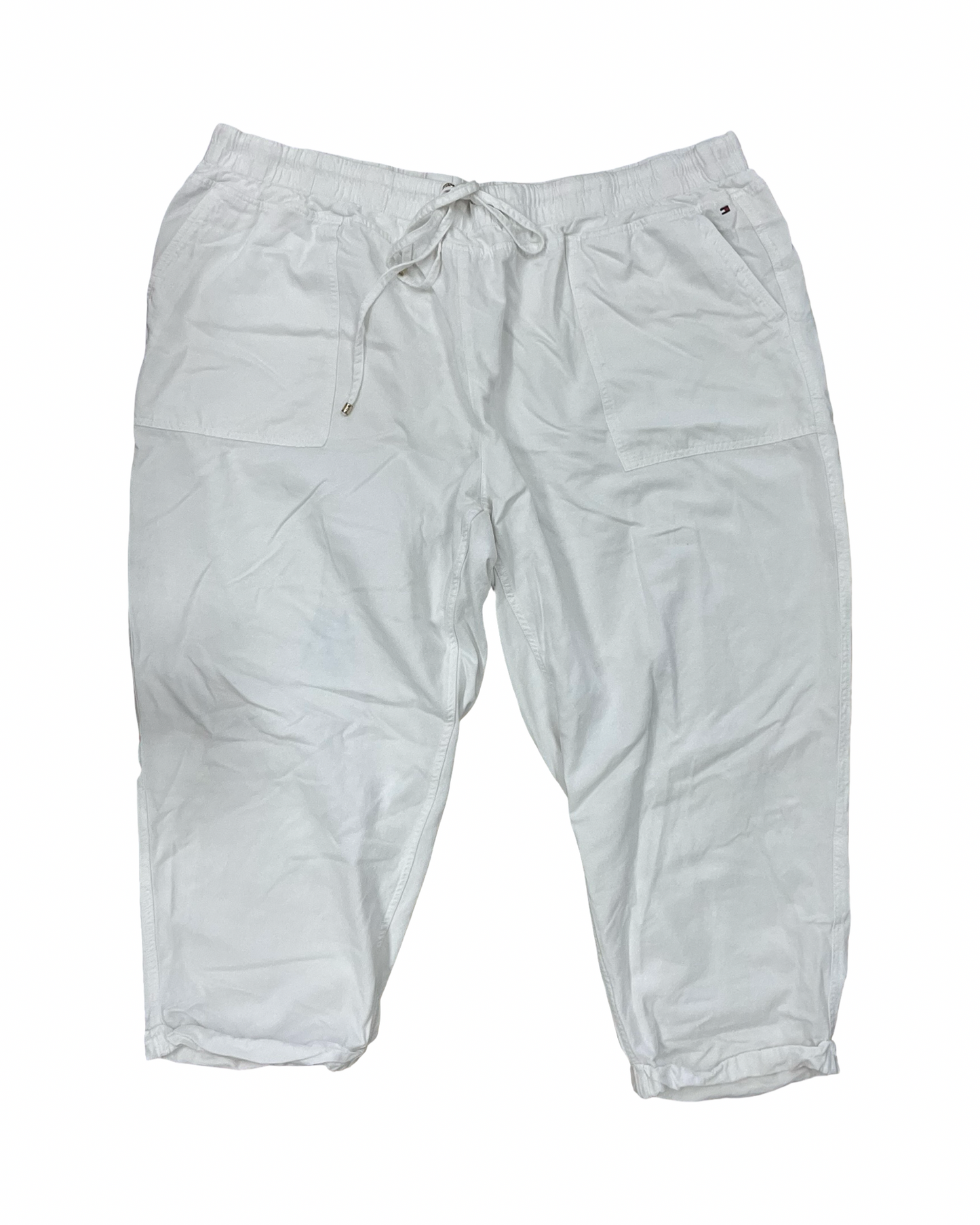 Pants Cropped By Tommy Hilfiger In White, Size:20