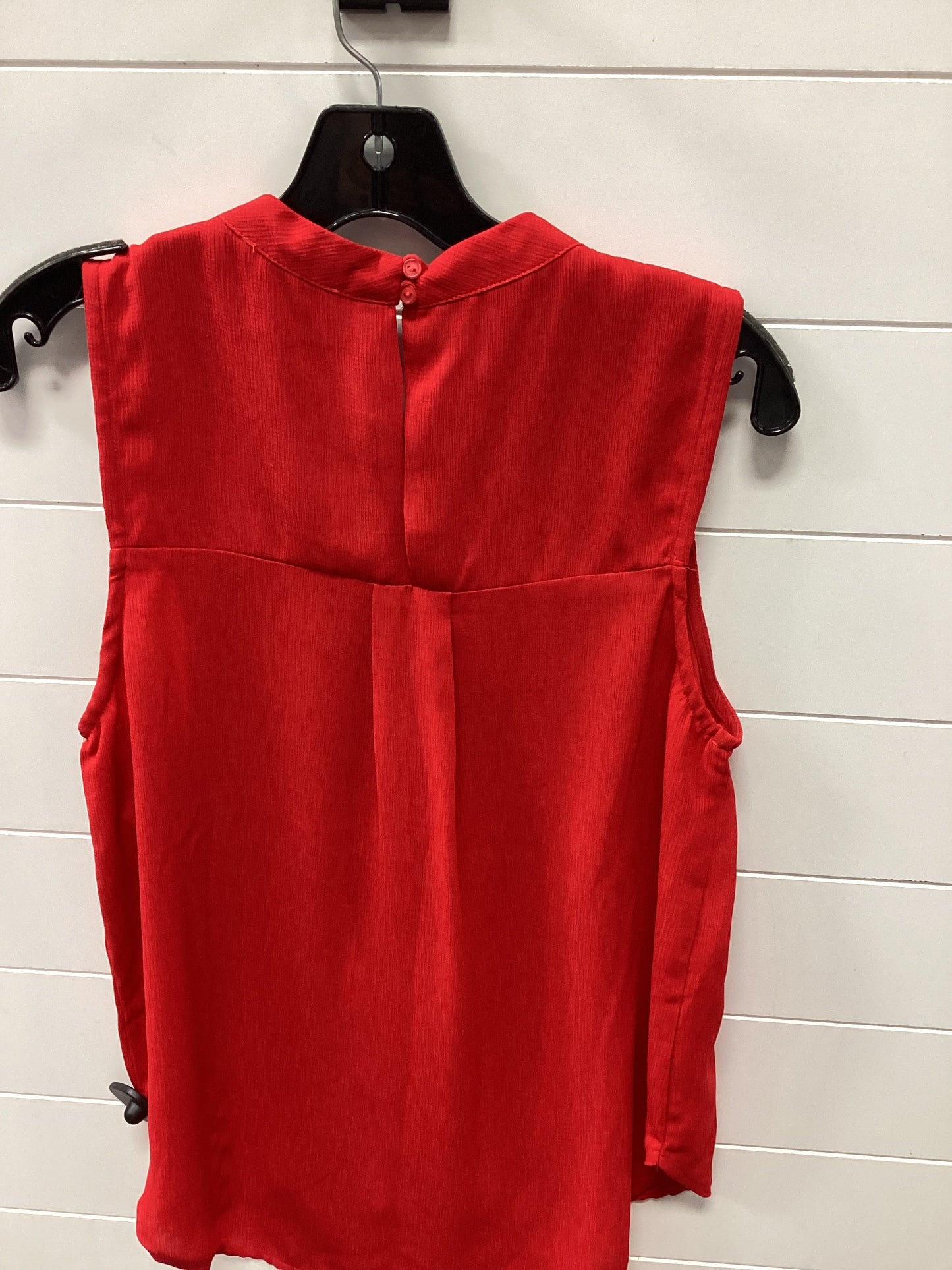 Top Sleeveless By Staccato In Red, Size:L