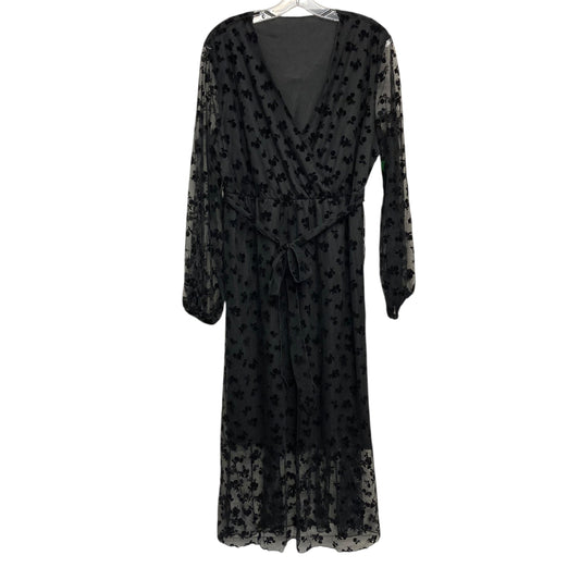Dress Party Midi By Shein In Black, Size:1X