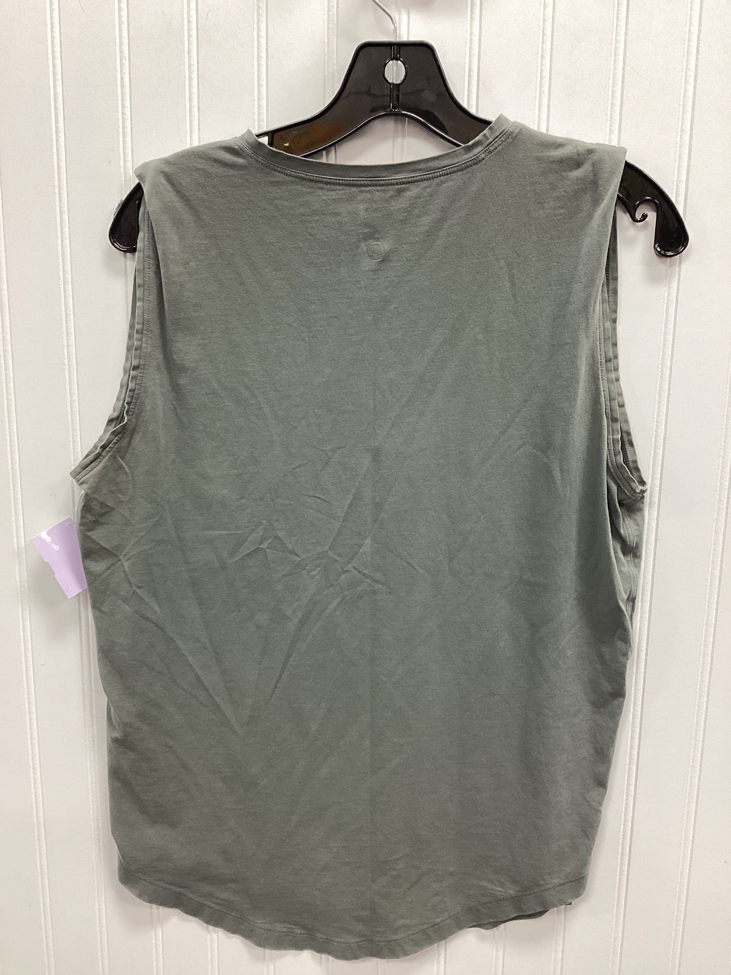 Athletic Tank Top By Lululemon In Grey, Size:10