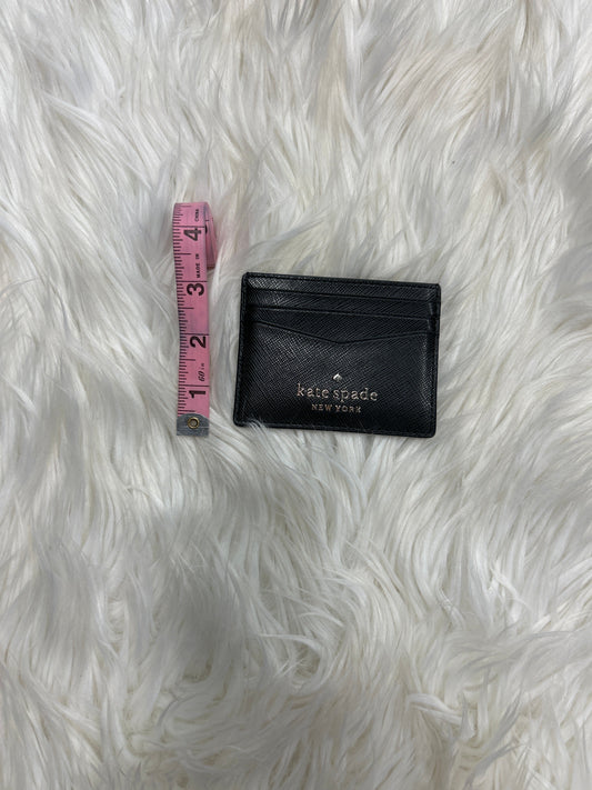 Id/Card Holder Designer By Kate Spade In Black